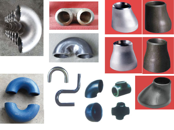 彎管、急彎彎管、偏心管、大小頭、三通、四通、管帽